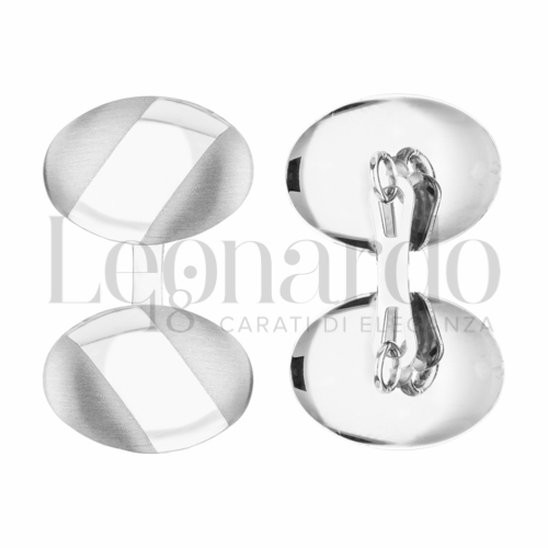 Forma Ovale in Oro Bianco da 3,9gr.
