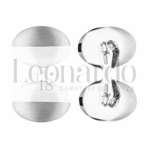 Forma Ovale in Oro Bianco da 3,8gr.