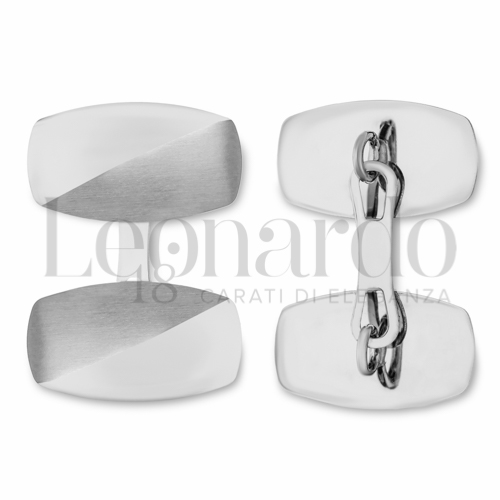 Forma Rettangolare in Oro Bianco da 3,6gr.