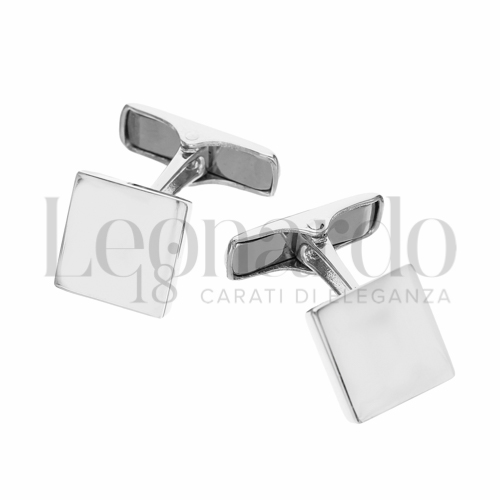 Forma Quadrata in Oro Bianco da 4,9gr.
