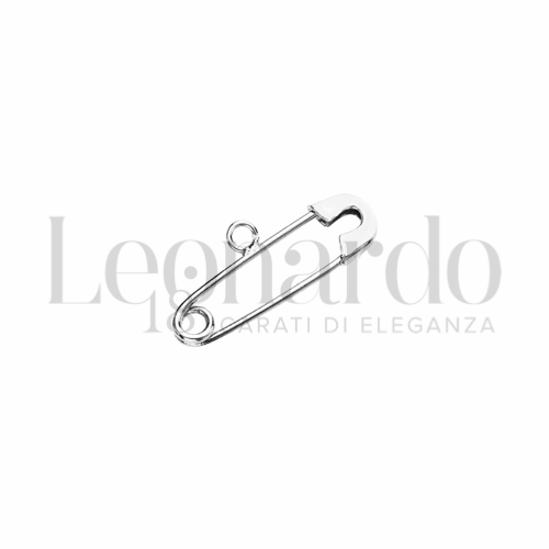 Modello Con anellino in Oro Bianco da 0,6gr.