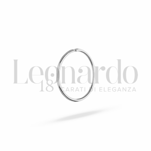 Modello Classico in Oro Bianco da 0,3gr.