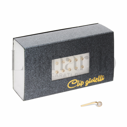 Modello Classico con Diamante in Oro Giallo