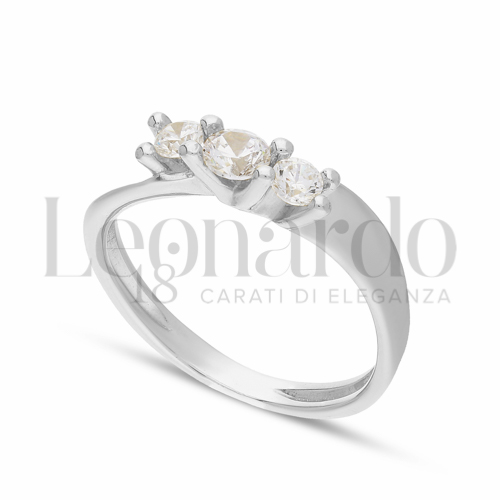 Anelli Anello Trilogy a scalare da Donna in Oro 18 Carati Modello o finitura: Misura anello: N&deg; 10 3,1g