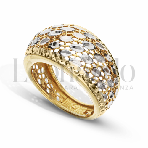 in Oro Bianco e Oro Giallo da 5,3gr.