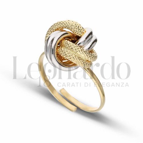 Modello Fascia stretta in Oro Giallo e Oro Bianco da 2,1gr.