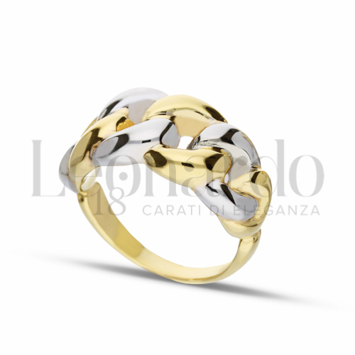 Modello Fascia stretta in Oro Giallo e Oro Bianco da 3,9gr.