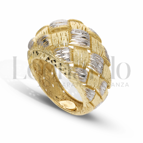 Modello Fascia larga in Oro Giallo e Oro Bianco da 4,7gr.