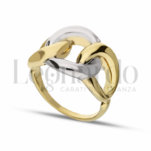Modello Fascia stretta in Oro Giallo e Oro Bianco da 4,1gr.