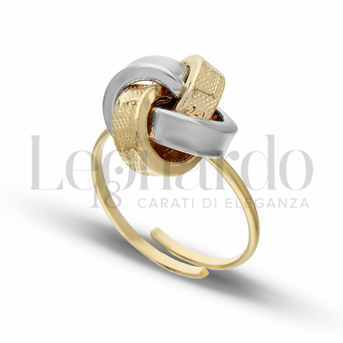 Modello Fascia stretta in Oro Giallo e Oro Bianco da 2,5gr.
