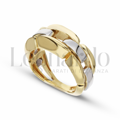in Oro Giallo e Oro Bianco da 7,3gr.
