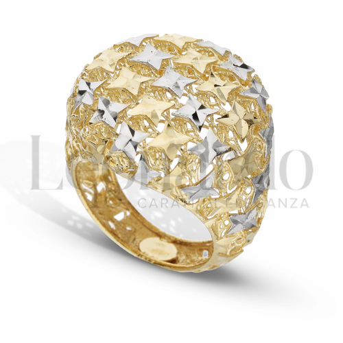in Oro Giallo e Oro Bianco da 6,5gr.