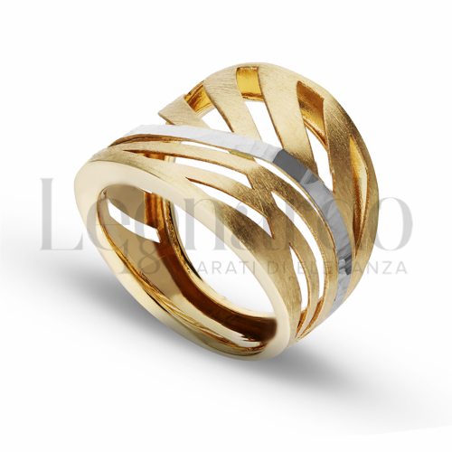 in Oro Giallo e Oro Bianco da 4,7gr.
