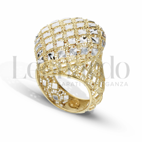 Anelli Anello Fantasia da Donna in Oro 18 Carati Misura anello: 13 6,1g