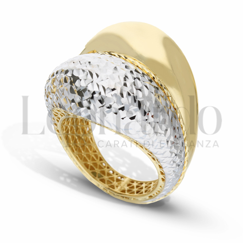 in Oro Giallo e Oro Bianco da 13gr.