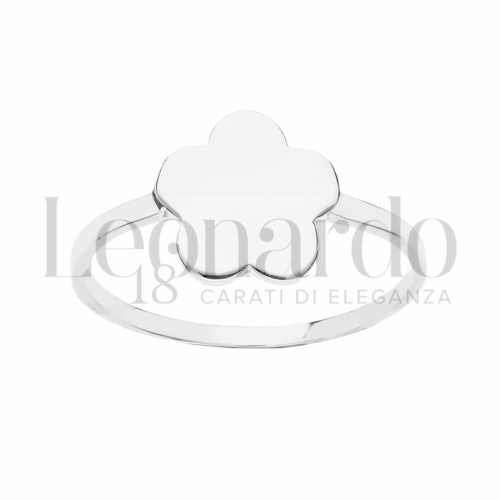 Modello Piatto in Oro Bianco da 2,1gr.