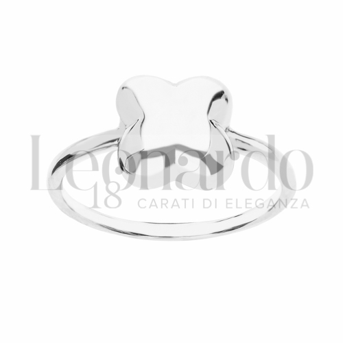 Modello Bombato in Oro Bianco da 2,9gr.