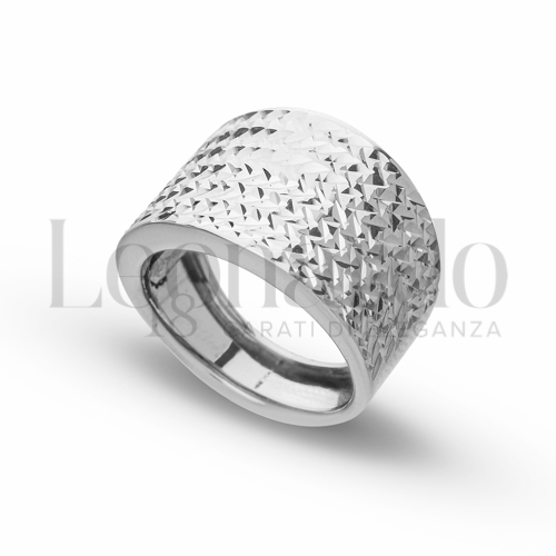 Modello Fascia stretta in Oro Bianco da 4,3gr.