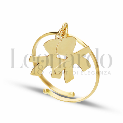 Modello 2 elementi in Oro Giallo da 1,8gr.