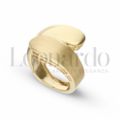 Anelli Anello Contrariè da Donna in Oro 18 Carati Misura anello: Finitura o soggetti: Lucida e satinata 5,4g