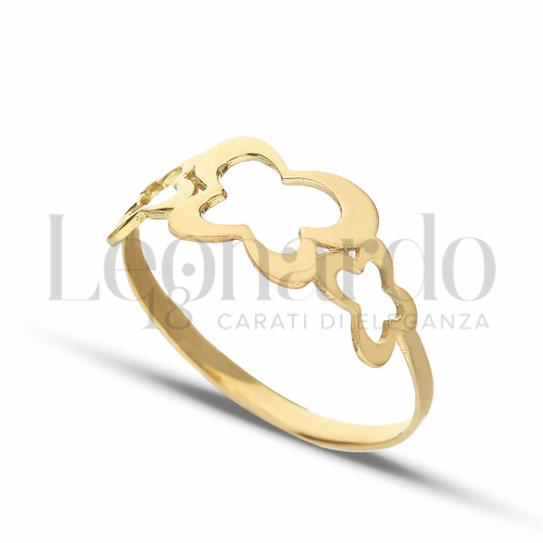 Modello 3 elementi in Oro Giallo da 1,1gr.
