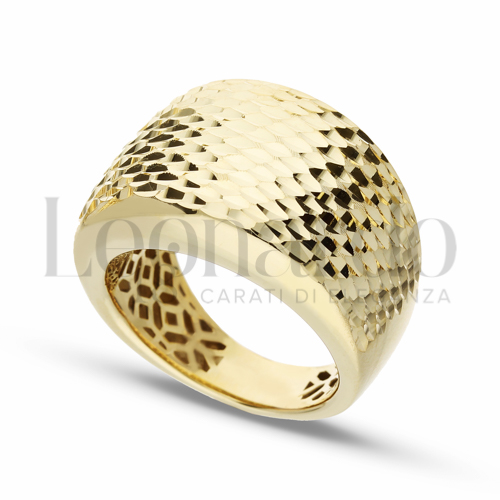 Modello Piatto in Oro Giallo da 6,3gr.