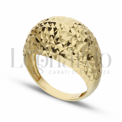 Modello Bombato in Oro Giallo da 4,3gr.