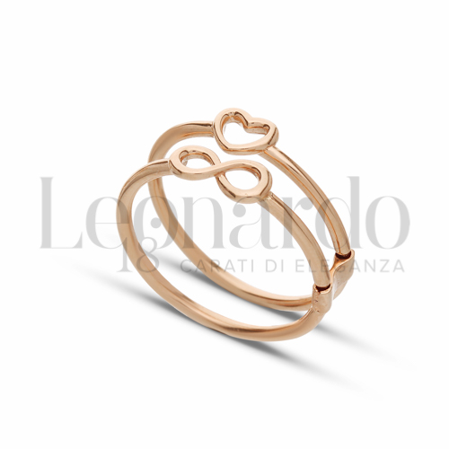 in Oro Rosa da 2,9gr.