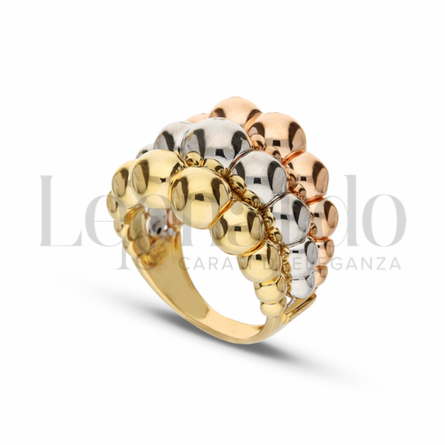 in Oro Giallo, Oro Bianco e Oro Rosa da 7,4gr.