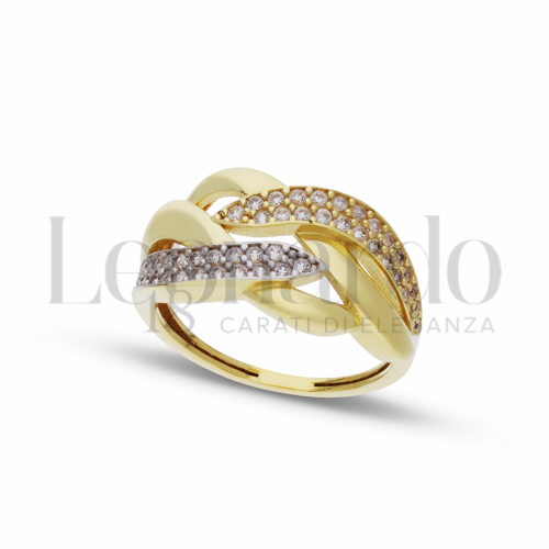 Anelli Anello da Donna in Oro 18 Carati Misura anello: 10 Finitura o soggetti: Lucida 2,9g