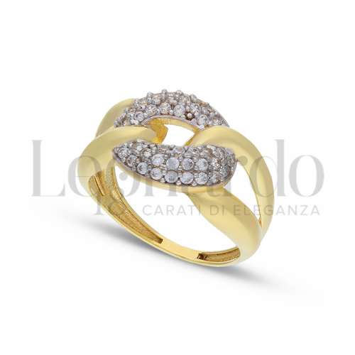 Anelli Anello Grumetta da Donna in Oro 18 Carati Misura anello: Finitura o soggetti: Lucida 3g