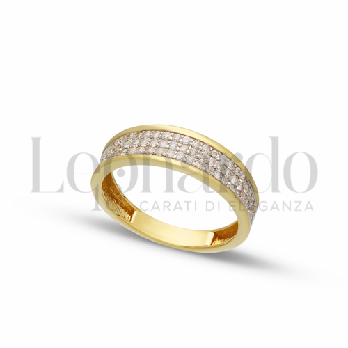 Anelli Anello da Donna in Oro 18 Carati Misura anello: 17 Finitura o soggetti: Lucida 2,3g