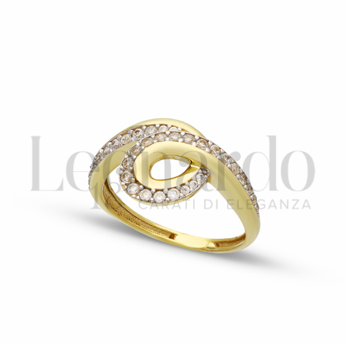 Anelli Anello da Donna in Oro 18 Carati Misura anello: 19 Finitura o soggetti: Lucida 2,4g