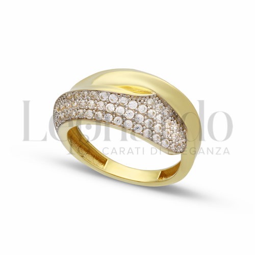 Anelli Anello da Donna in Oro 18 Carati Misura anello: Finitura o soggetti: Lucida 3,9g