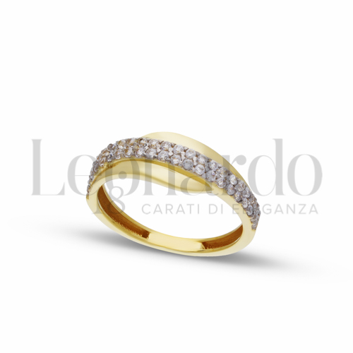 Anelli Anello da Donna in Oro 18 Carati Misura anello: 14 Finitura o soggetti: Lucida 2,1g
