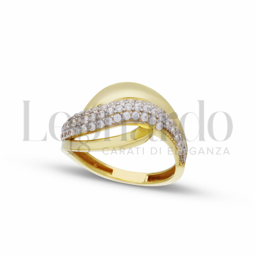 Anelli Anello da Donna in Oro 18 Carati Misura anello: 14 Finitura o soggetti: Lucida 2,7g