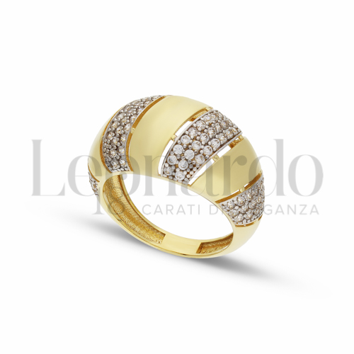 Anelli Anello a Fascia da Donna in Oro 18 Carati Modello: Bombato Misura anello: 14 Finitura o soggetti: Lucida 4,5g