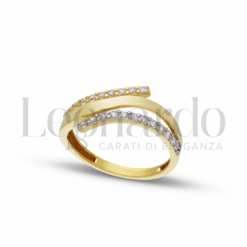 Anelli Anello da Donna in Oro 18 Carati Misura anello: Finitura o soggetti: Lucida 2,1g