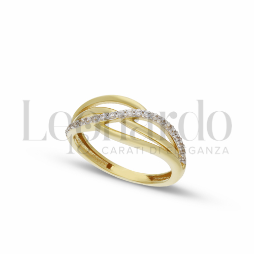 Anelli Anello Fantasia da Donna in Oro 18 Carati Misura anello: 17 Finitura o soggetti: Lucida 2,1g