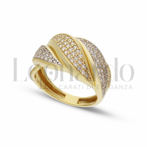 Anelli Anello da Donna in Oro 18 Carati Misura anello: 23 Finitura o soggetti: Lucida 4,1g