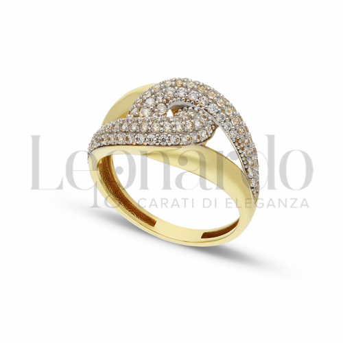 Anelli Anello da Donna in Oro 18 Carati Misura anello: 11 Finitura o soggetti: Lucida 4g