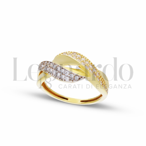 Anelli Anello da Donna in Oro 18 Carati Misura anello: Finitura o soggetti: Lucida 2,4g