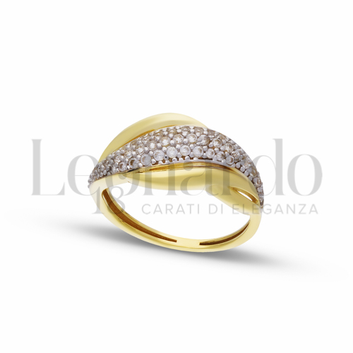 Anelli Anello da Donna in Oro 18 Carati Misura anello: Finitura o soggetti: Lucida 2,4g