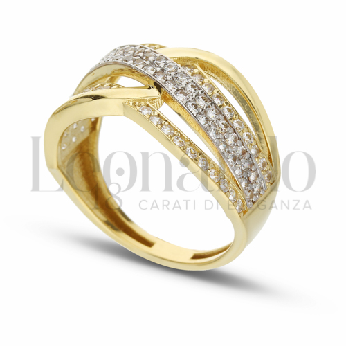 Anelli Anello da Donna in Oro 18 Carati Misura anello: 17 3,8g