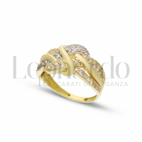 Anelli Anello da Donna in Oro 18 Carati Misura anello: 11 Finitura o soggetti: Lucida 3,1g