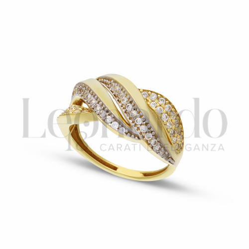 Anelli Anello da Donna in Oro 18 Carati Misura anello: 19 Finitura o soggetti: Lucida 3,6g
