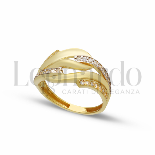 Anelli Anello da Donna in Oro 18 Carati Misura anello: 11 2,6g