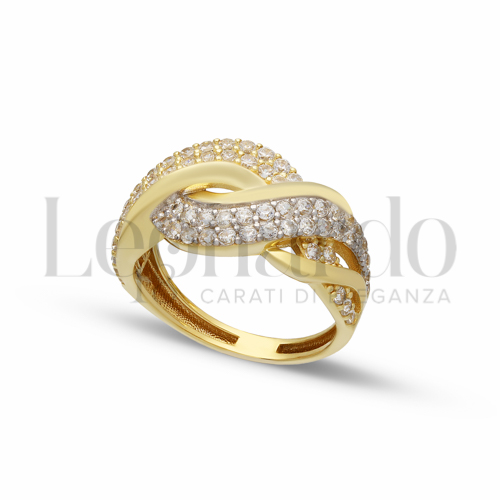 Anelli Anello da Donna in Oro 18 Carati Misura anello: 10 3,6g