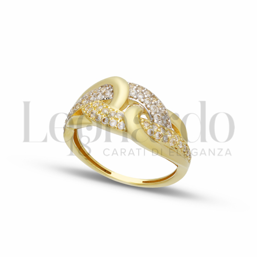 Anelli Anello da Donna in Oro 18 Carati Misura anello: 17 Finitura o soggetti: Lucida 3g