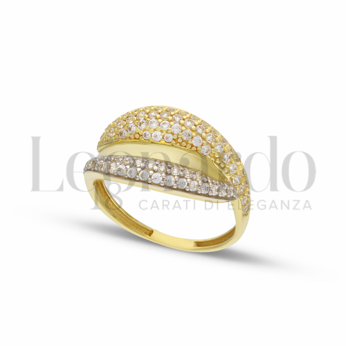 Anelli Anello da Donna in Oro 18 Carati Misura anello: 11 Finitura o soggetti: Lucida 3g
